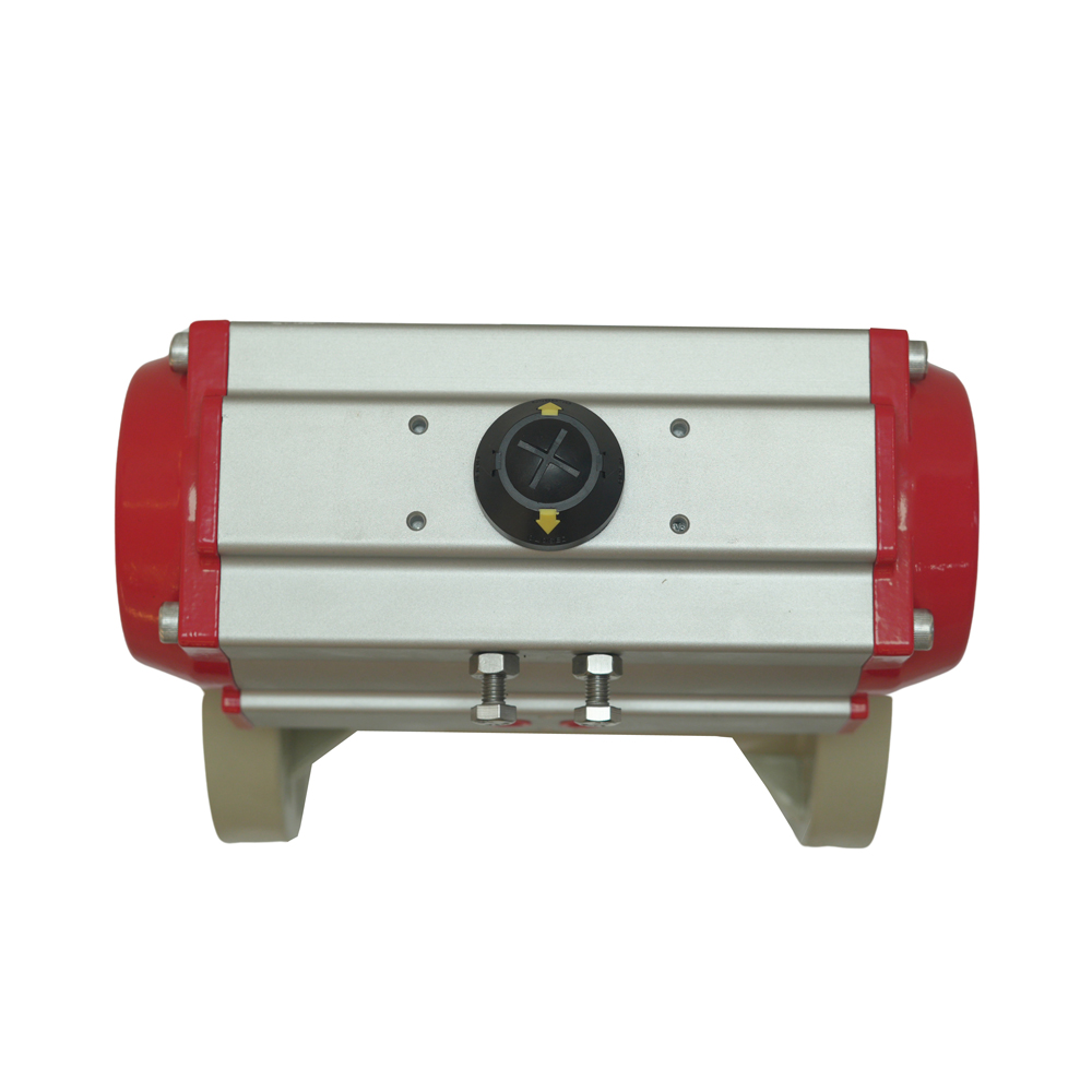 Chemical Industry Flanged Ball Valve 1/2 1 2 3 Inch - 12 Inch PPH Plastic Bodily Pneumatic Ball Valve