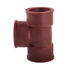 Factory Direct Reddish Brown Plastic Internal Thread Tee DN15 - DN50 1/2