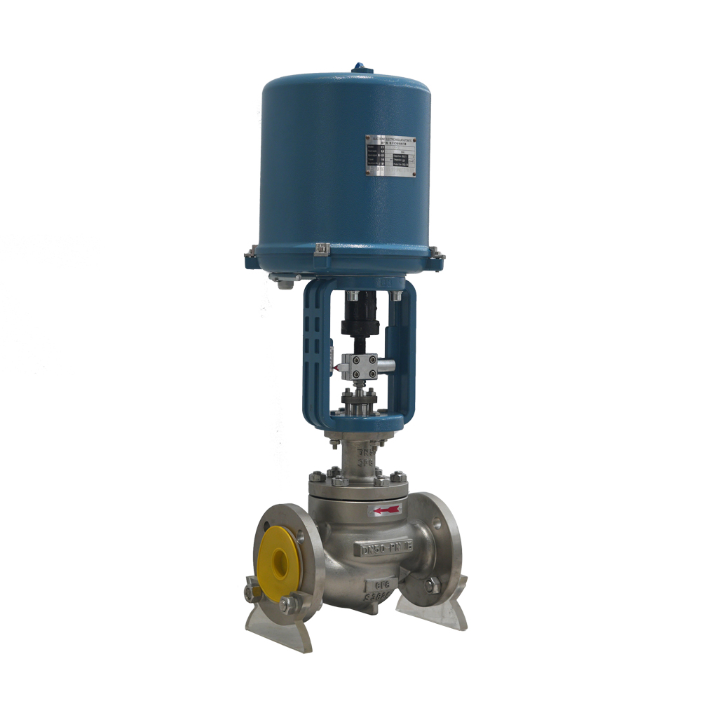 Pressure-Balanced Valve Core Design Regulating Double Valve Seat Seals Electric Sleeve Control Valve