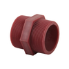 DN15-50 Male Coupling Adaptor Pipe Fittings 1/2-2in 1/2''-2'' FRPP External Threaded Pipe Fitting Adapter